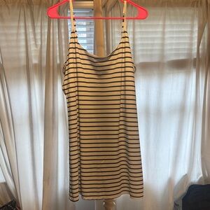 Abercrombie & Fitch Black and White Striped Dress